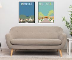 Art prints from Bogotá and Santa Marta, Colombia